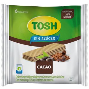 Galleta Wafer Cacao X 180g X 6Und