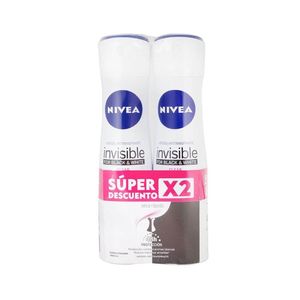 Oferta Desodorante Nivea Invisible Black/White 150Ml X 2Und