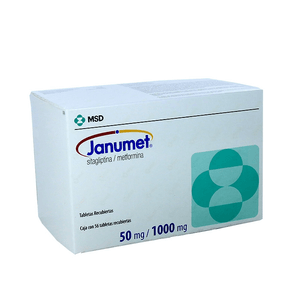 Janumet 50/1000Mg Caja X 56 Tabletas