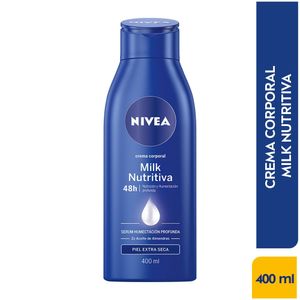 Crema Corporal Nivea Body Milk Nutritiva X 400Ml