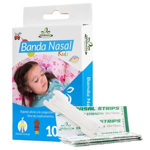 Banda Nasal Wellnezz Kids X 10Und
