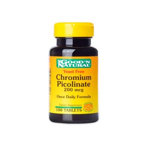 Chromium Picolinate 200mcg Good Natural X 100 Tabletas