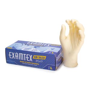 Guantes Desechables Examtex Sin Talco Talla L X 100
