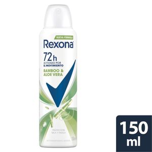 Desodorante Rexona Aerosol Bamboo & Aloe Vera 150ml