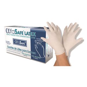 Guantes Latex Talla S Caja X 100Und Alfasafe