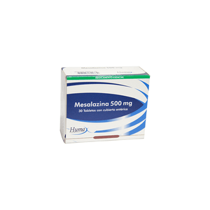Mesalazina 500Mg Caja X 30 Tabletas