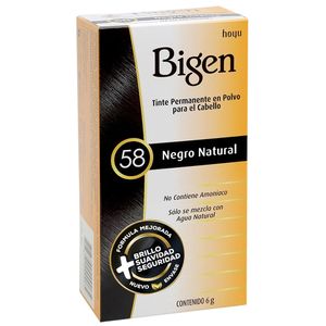 Tinte Bigen 58 Negro Natural X 6G