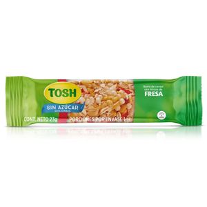 Barra Tosh Cereal Finas Fresas X 23g X 6Und