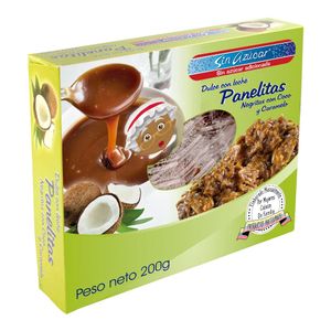 Panelitas Negrita Con Coco Konfyt Sin Azucar X 200G