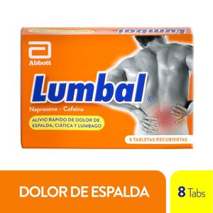 Lumbal X 8 Tabletas Recubiertas
