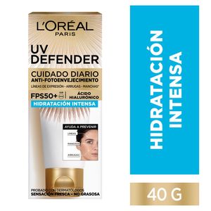 Protector Solar L'Oréal París UV Defender Hidratación Sin Color FPS50 X 40ml