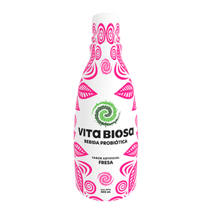 Bebida Probiotica Vita Biosa Sabor Fresa X 500ml