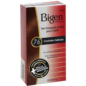 Tinte Bigen 76 Castaño Cobrizo X 6G