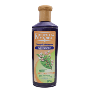 Shampoo Naturaleza & Vida Henna Rubio Perlado