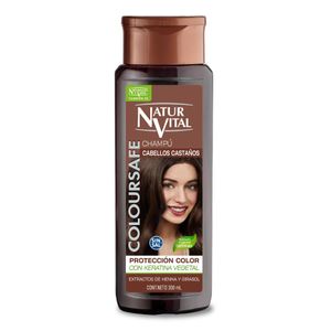 Shampoo Naturaleza y Vida Coloursafe Cabellos Castaños X 300Ml