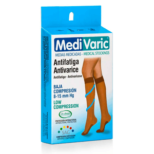 Media Dama Rodilla 8-15 Mmhg Medivaric Transparente