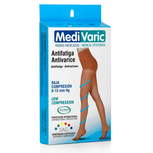 Media Dama Cadera 8-15 Mmhg Medivaric Transparente