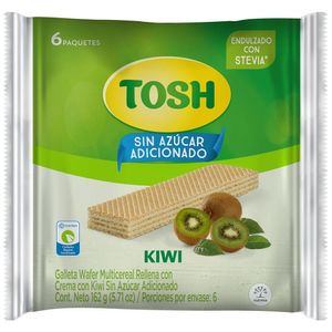Galleta Tosh Wafer Multicereal Kiwi Bolsa X 6Und
