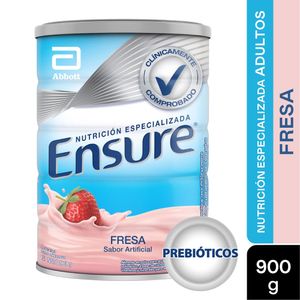 Ensure Polvo Fresa Tarro X 900Gr