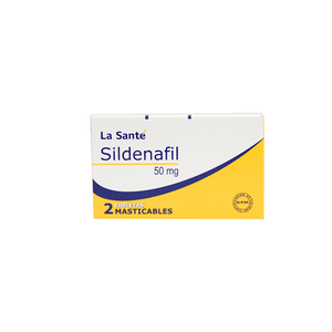 Sildenafil 50Mg X 2 Tabletas Masticable