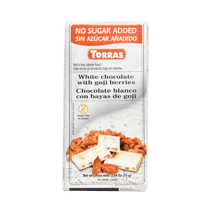 Chocolate Torras Blanco Goji Sin Azucar X 75G