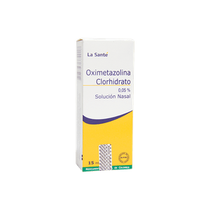 Oximetazolina Hcl 0.05% Solucion Nasal X 15Ml