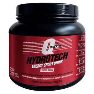 Bebida Hidratante Energética Quicken Hydrotech Frutos Rojos X 908g