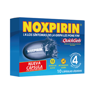 Noxpirin Quickgels Caja X 10 Capsulas
