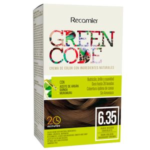 Tinte Green Code Rubio Oscuro 6.35 X 50G