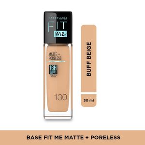 Base Líquida Maybelline Fit Me Matte Poreless  X 30Ml