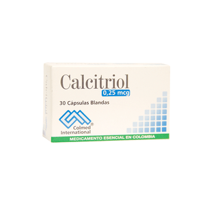 Calcitriol 0,25Mcg Caja X 30 Capsula Blanda