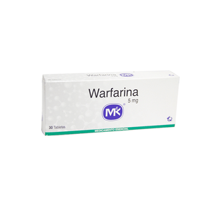 Warfarina 5Mg Caja X 30 Tabletas