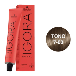 Tinte Igora Royal 7-00 Rubio Medio Natural Intenso