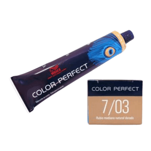 Tinte Color Perfect 7-03 Rubio Medio Natural Dorado