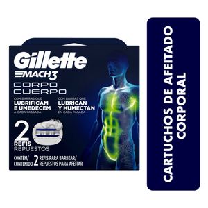 Repuesto Maquina Afeitar Gillette Mach 3 Cuerpo X 2Und