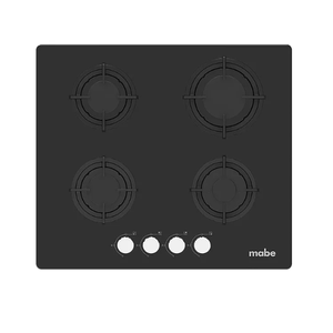 Cubierta 60cms 4 Puestos Gas Natural Negro Mabe - PM6042GV0