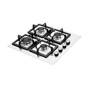 Estufa de empotrar Challenger 52cms 4 Puestos Gas Natural SP5240 Plata