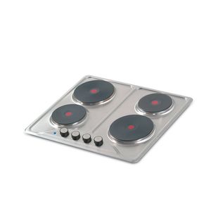 Estufa de empotrar Challenger 58,5 cm 4 Puestos Eléctrica 220V SD6104 Plata