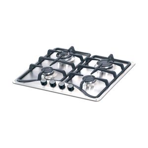 Estufa de empotrar Challenger 58.5 cm 4 Puestos Gas Natural SD6141 Plateado
