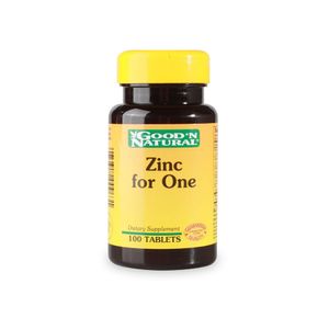 Zinc For One Good Natural X 100 Tabletas