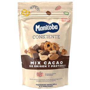 Mix Cacao De Origen Y Pretzels Manitoba Consciente X 130g