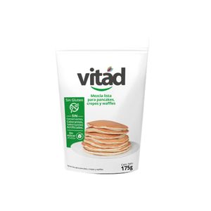 Mezcla Para Pancakes Crepes Y Waffles Vitad Sin Azucar X 175G