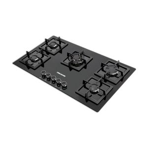 Estufa de empotrar Challenger 91 cm 5 Puestos Gas Natural SQ6792 Negro