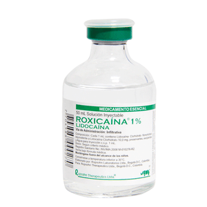 Roxicaina 1% Frasco X 50Ml Sin Epinefrina