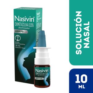 Nasivin Adulto Solucion Nasal 0.05% Frasco X 10Ml