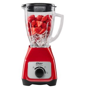 Licuadora Oster 2 Velocidades Vaso de Vidrio 800W BLSTKAGRRD Roja