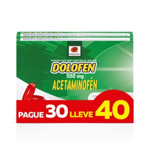 Oferta Dolofen Capsulas 500mg Pague 30 Lleve 40