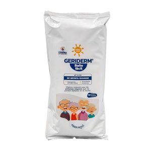 Paños Humedos Geriderm Baño Facil X 50Und