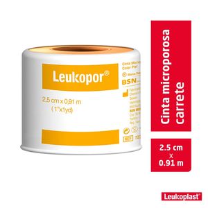 Leukopor Esparadrapo Color Piel 1X1 Yardas