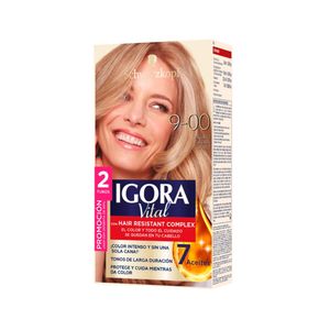 Tinte Igora Vital Permanente 9-00 Rubio Extra Claro Dt
